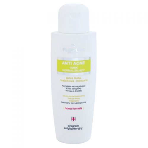 FlosLek Pharma Anti Acne tonik normalizucjący, redukujący produkcję sebum 200 ml