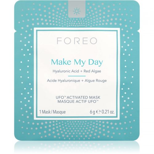 FOREO UFO™ Make My Day ochronna maseczka do twarzy o dzłałaniu nawilżającym 7 x 6 g