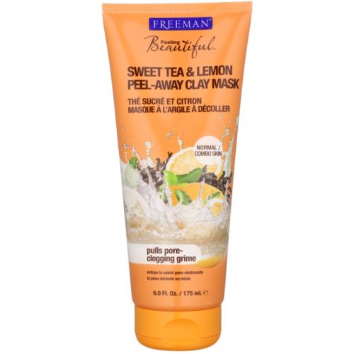 Freeman Feeling Beautiful maseczka do twarzy z kaolinem bez parabenów Sweet Tea & Lemon 175 ml