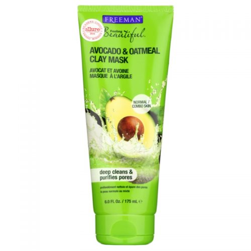 Freeman Feeling Beautiful maseczka do twarzy z kaolinem do cery normalnej i mieszanej Avocado & Oatmeal 175 ml