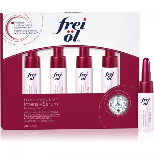 frei öl Anti Age Hyaluron Lift intensywna kuracja 4-tygodniowa przeciw starzeniu się skóry 4 x 6 ml