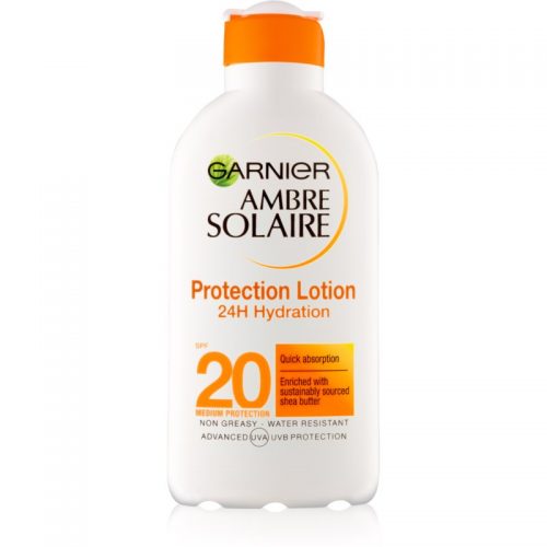 Garnier Ambre Solaire nawilżające mleczko do opalania SPF 20 200 ml