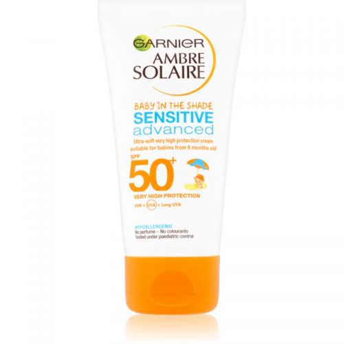 Garnier Ambre Solaire Sensitive Advanced krem do opalania dla dzieci SPF 50+ 50 ml