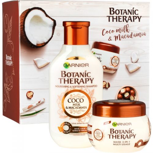 Garnier Botanic Therapy Coco Milk & Macadamia zestaw kosmetyków I. (do włosów suchych)