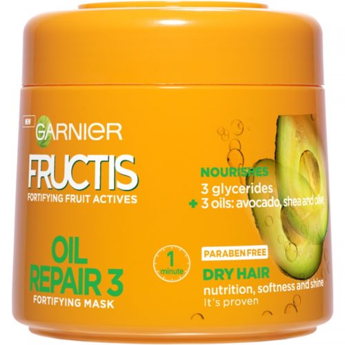Garnier Fructis Oil Repair 3 maseczka wzmacniająca do włosów suchych i zniszczonych 300 ml