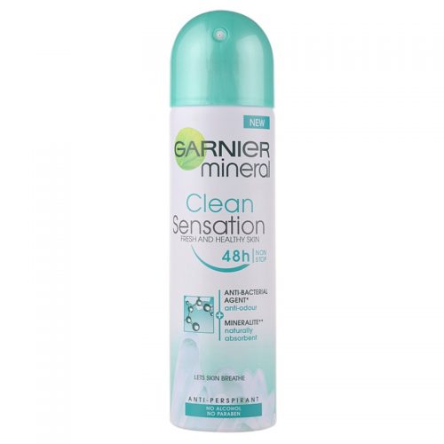 Garnier Mineral Clean Sensation antyprespirant w sprayu 48h 150 ml