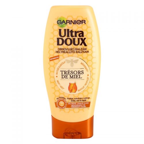 Garnier Ultra Doux balsam regenerujący do włosów osłabionych, łamliwych mleczko pszczele, miód i propolis 200 ml