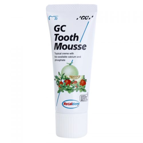 GC Tooth Mousse Melon remineralizujący krem ochronny do wrażliwych zębów bez fluoru do profesjonalnego użytku 35 ml