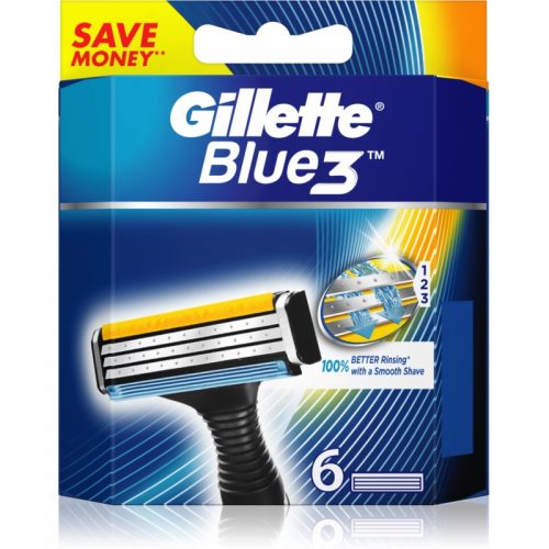 Gillette Blue3 zapasowe ostrza 6 szt.