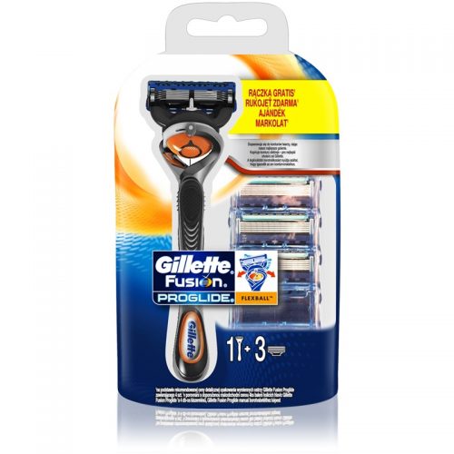 Gillette Fusion Proglide maszynka do golenia + ostrza wymienne 3 szt.