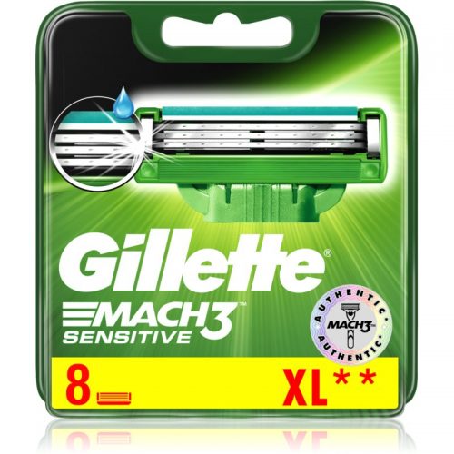 Gillette Mach 3 Sensitive zapasowe ostrza 8 szt. 8 szt.