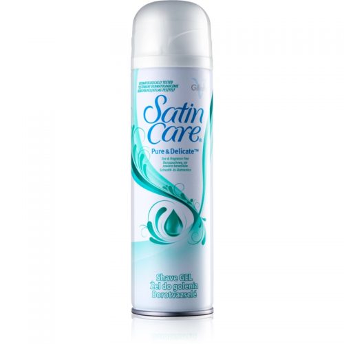 Gillette Satin Care Pure & Delicate żel do golenia dla kobiet 200 ml