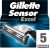 Gillette Sensor Excel zapasowe ostrza dla mężczyzn 5 szt.