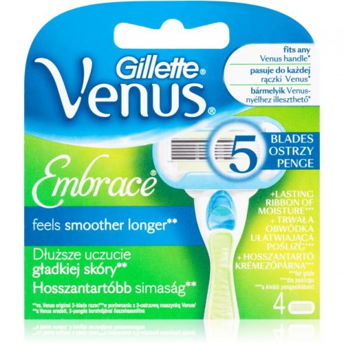 Gillette Venus Embrace zapasowe ostrza 4 szt.