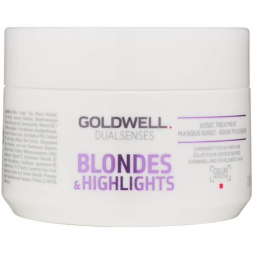 Goldwell Dualsenses Blondes & Highlights maseczka regenerująca neutralizujący żółtawe odcienie 200 ml