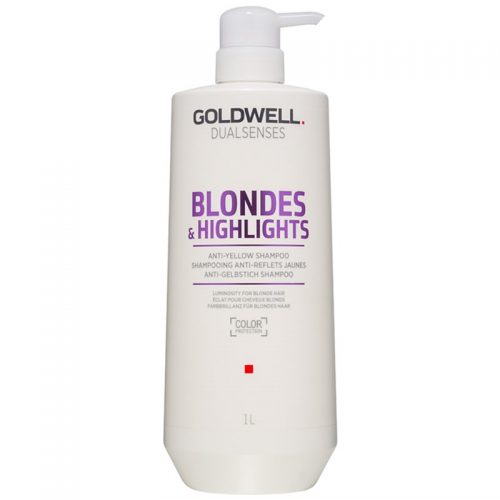 Goldwell Dualsenses Blondes & Highlights szampon do blond włosów neutralizujący żółtawe odcienie 1000 ml