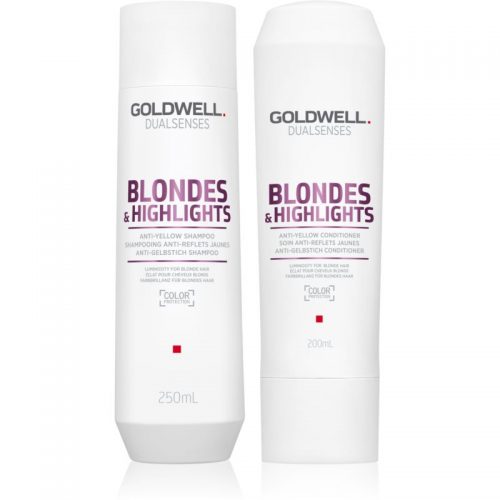 Goldwell Dualsenses Blondes & Highlights zestaw kosmetyków (neutralizujący żółtawe odcienie)