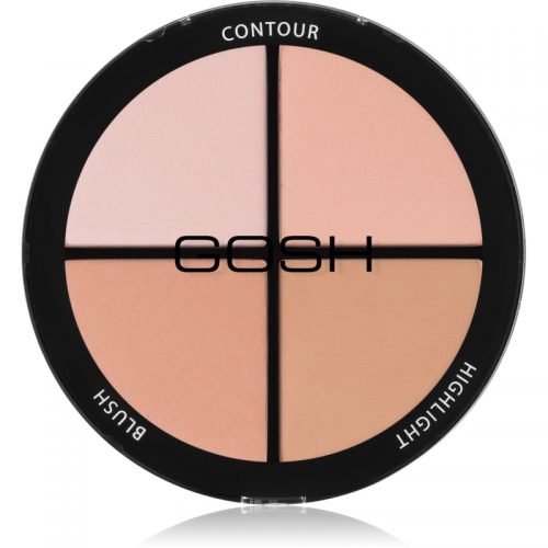 Gosh Contour’n Strobe konturująca i rozświetlająca paletka odcień 001 Light 15 g