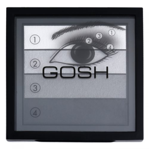 Gosh Smokey paleta cieni do powiek odcień 01 Black 8 g