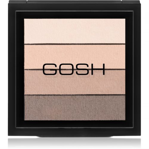 Gosh Smokey paleta cieni do powiek odcień 02 Brown 8 g