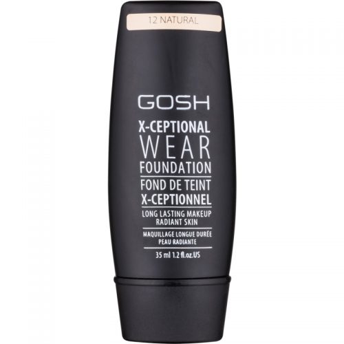 Gosh X-ceptional podkład o przedłużonej trwałości odcień 12 Natural 35 ml