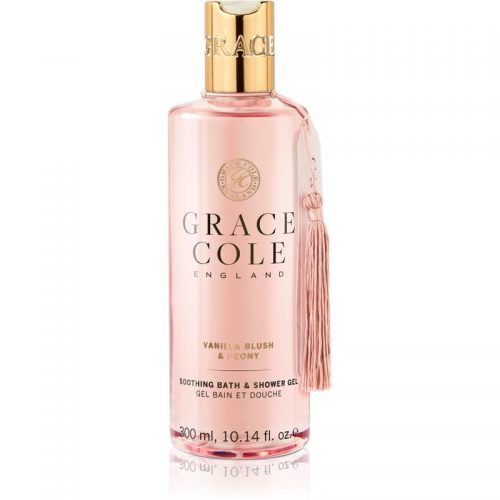 Grace Cole Vanilla Blush & Peony kojący żel pod prysznic 300 ml