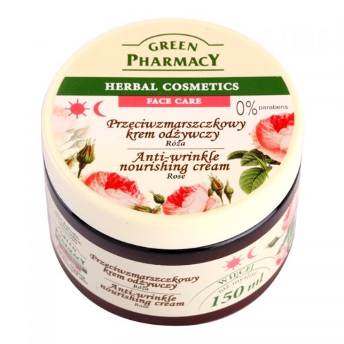 Green Pharmacy Face Care Rose odżywczy krem przeciwzmarszczkowy 150 ml