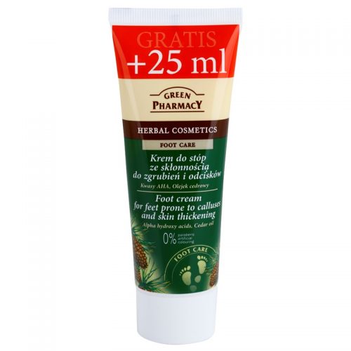 Green Pharmacy Foot Care krem do stóp przeciw modzelom i zrogowaciałej skórze 75 ml