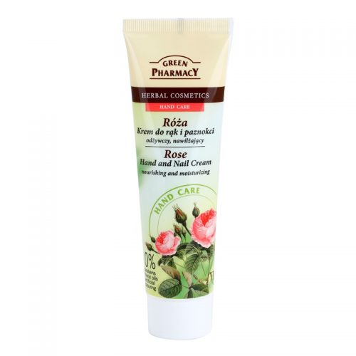Green Pharmacy Hand Care Rose krem odżywczo-nawilżający do rąk i paznokci 100 ml