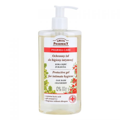 Green Pharmacy Pharma Care Oak Bark Cranberry żel ochronny do higieny intymnej 300 ml