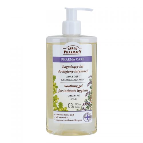 Green Pharmacy Pharma Care Oak Bark Sage żel kojący do higieny intymnej 300 ml