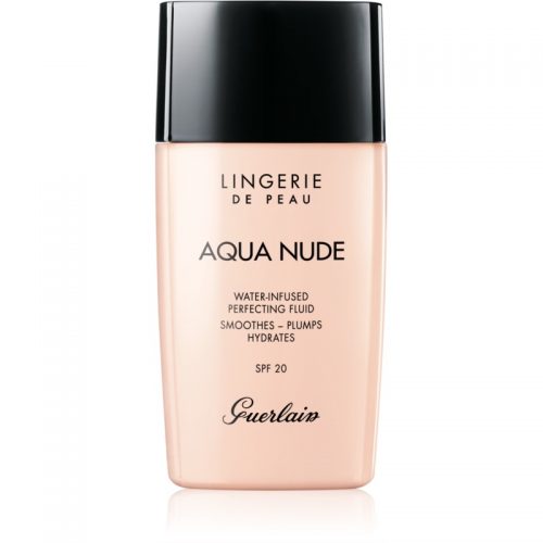 Guerlain Lingerie de Peau Aqua Nude lekki nawilżający podkład SPF 20 odcień 04N Medium 30 ml