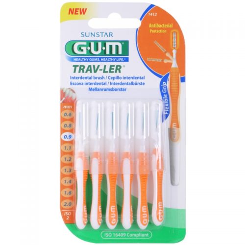 G.U.M Trav-Ler szczoteczki międzyzębowe 6 szt. 0,9 mm 6 szt.