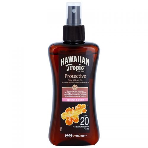 Hawaiian Tropic Protective olejek ochronny do opalania w sprayu SPF 20 200 ml