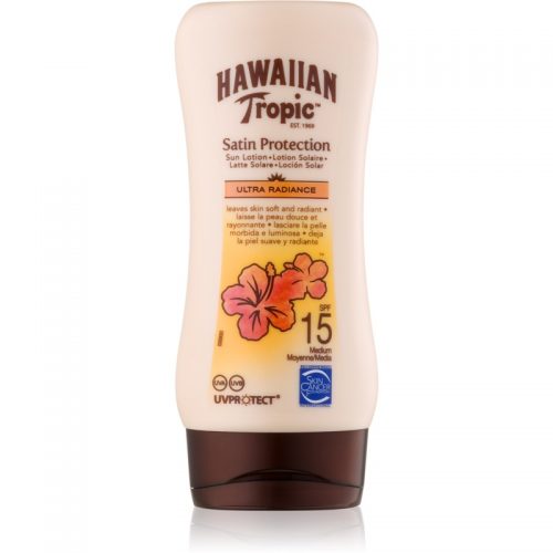 Hawaiian Tropic Satin Protection wodoodporne mleczko do opalania SPF 15 180 ml