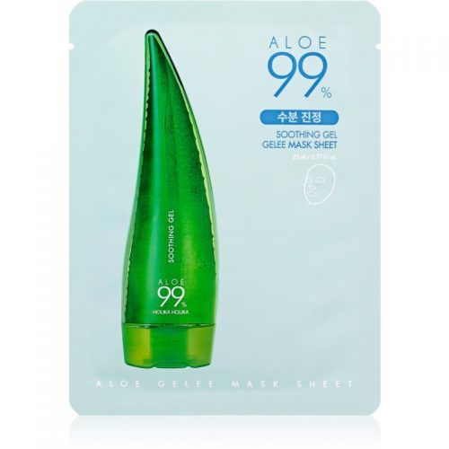 Holika Holika Aloe 99% maseczka żelowa do skóry wrażliwej i podrażnionej 23 ml