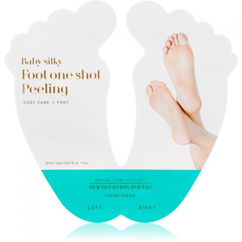 Holika Holika Baby Silky Foot maska złuszczająca popękane stopy + skarpetki 2 x 20 ml