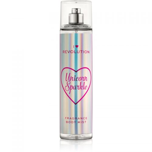 I Heart Revolution Body Mist odświeżający spray do ciała dla kobiet z zapachem Unicorn Sparkle 236 ml