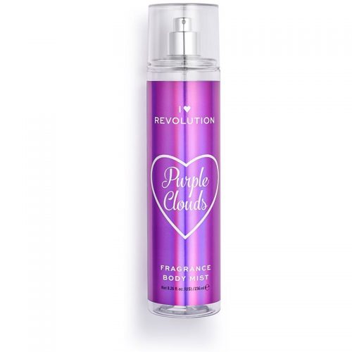 I Heart Revolution Body Mist odświeżający spray do ciała dla kobiet z zapachem Purple Clouds 236 ml
