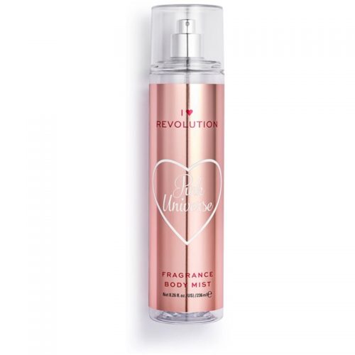 I Heart Revolution Body Mist odświeżający spray do ciała dla kobiet z zapachem Pink Universe 236 ml