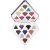 I Heart Revolution Diamond Bright paleta cieni do powiek 8 x 1,6 g + 12 x 6 g