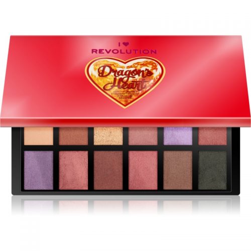 I Heart Revolution Dragons Heart paleta cieni do powiek 12 x 0,75 g