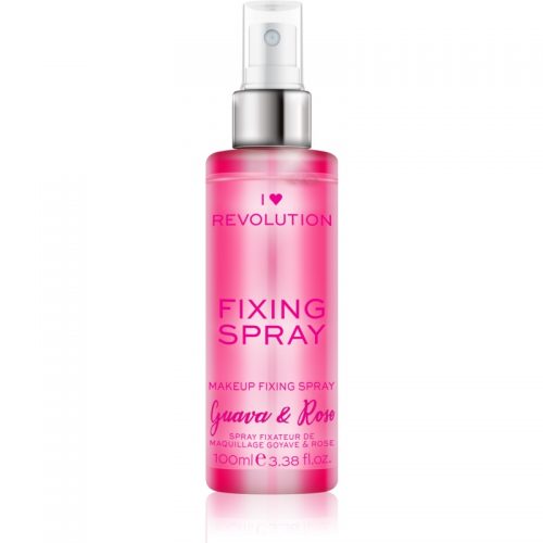 I Heart Revolution Fixing Spray spray utrwalający makijaż z zapachem Guava & Rose 100 ml