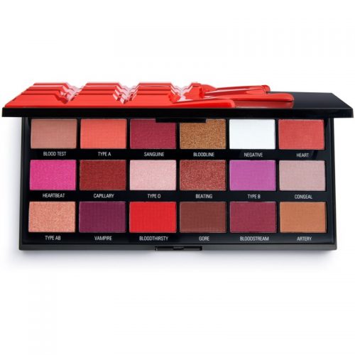 I Heart Revolution Halloween Chocolate paleta cieni do powiek odcień Blood 18 g