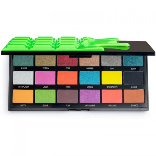 I Heart Revolution Halloween Chocolate paleta cieni do powiek odcień Slime 18 g