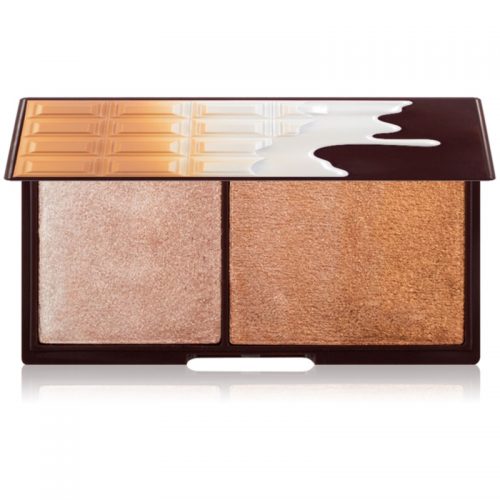 I Heart Revolution Mini Chocolate Bronze And Shimmer rozświetlająca i brązująca paletka 11 g