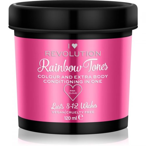 I Heart Revolution Rainbow Tones zmywalna farba do włosów odcień Pink Cloud 120 ml