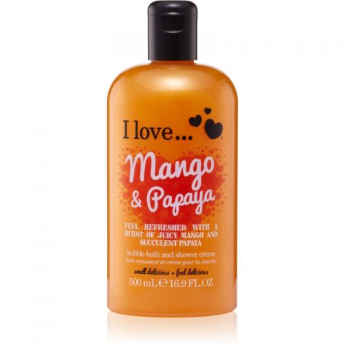 I love… Mango & Papaya krem pod prysznic i do kąpieli 500 ml