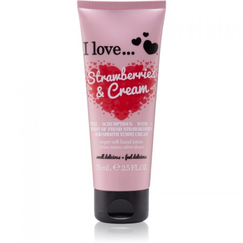 I love… Strawberries & Cream krem do rąk 75 ml
