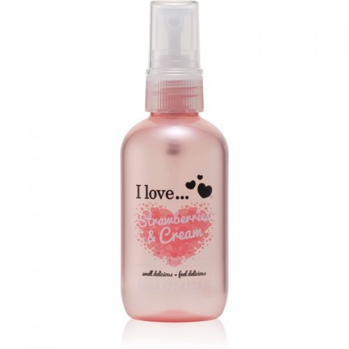 I love… Strawberries & Cream odświeżający spray do ciała 100 ml
